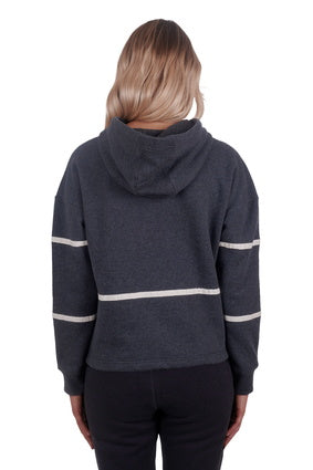 Womens Wrangler Cathie Pullover Hoodie - Charcoal (7025729994829)