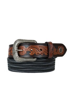 Wrangler Monty Stretch Belt - Tan / Black (7442012504141)