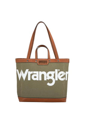 Wrangler Iconic Logo Tote Bag - Khaki (7441987240013)