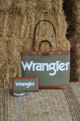 Wrangler Iconic Logo Tote Bag - Khaki (7441987240013)