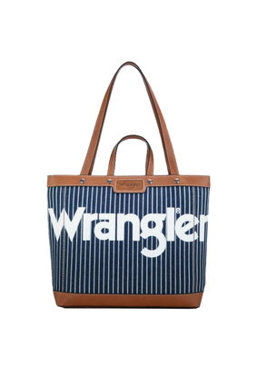 Wrangler Iconic Logo Tote Bag - Navy (7441987403853)