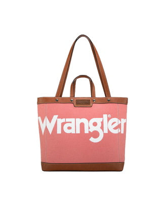 Wrangler Iconic Logo Tote Bag - Pink (7441987502157)