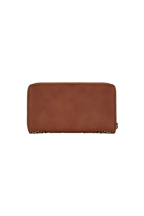 Womens Wrangler Paisley Wallet - Tan / Pink