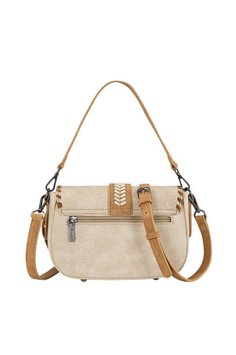 Womens Wrangler Avery Tassel Shoulder Bag - Light Tan or Natural