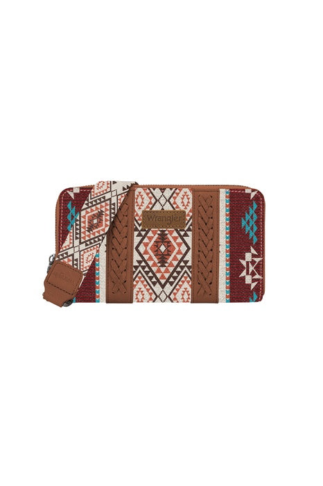 Womens Wrangler Lia Aztec Wallet - Brown