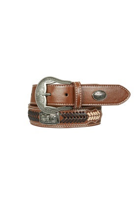 Kids Pure Western Zachary Belt - Dark Tan (7328056344653)