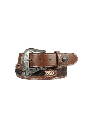 Pure Western Zachary Belt - Dark Tan (7328056377421)