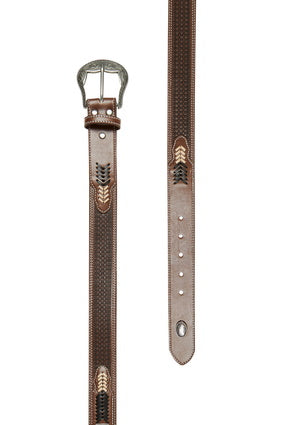 Pure Western Zachary Belt - Dark Tan (7328056377421)