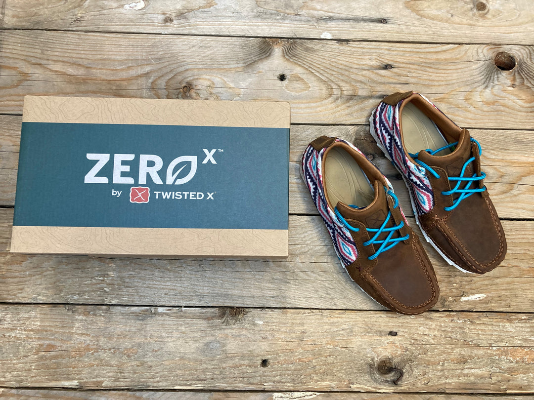 Womens Twisted X ZeroX Moc Lace up - Multi / Brown (6874827718733)