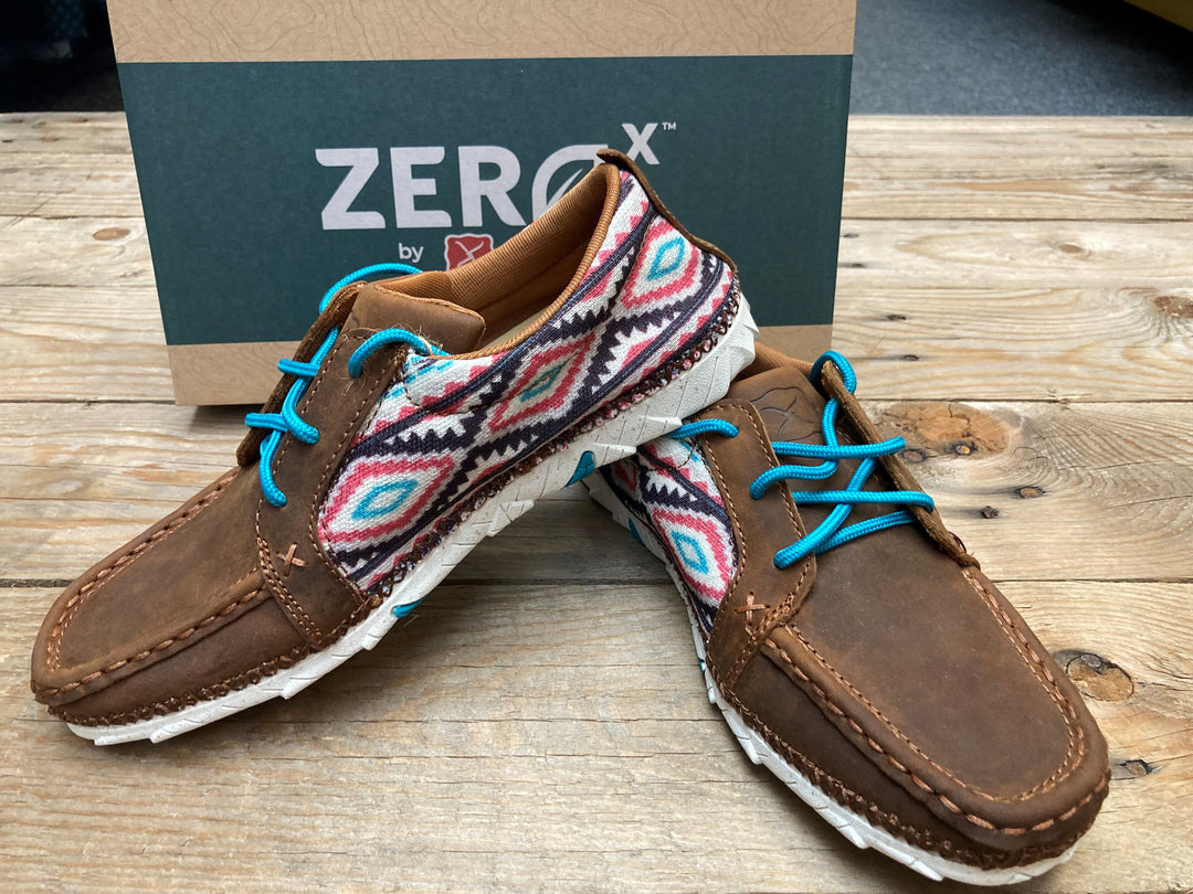 Womens Twisted X ZeroX Moc Lace up - Multi / Brown (6874827718733)
