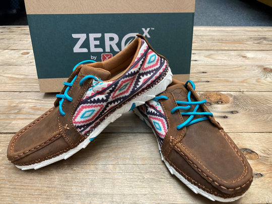 Womens Twisted X ZeroX Moc Lace up - Multi / Brown (6874827718733)
