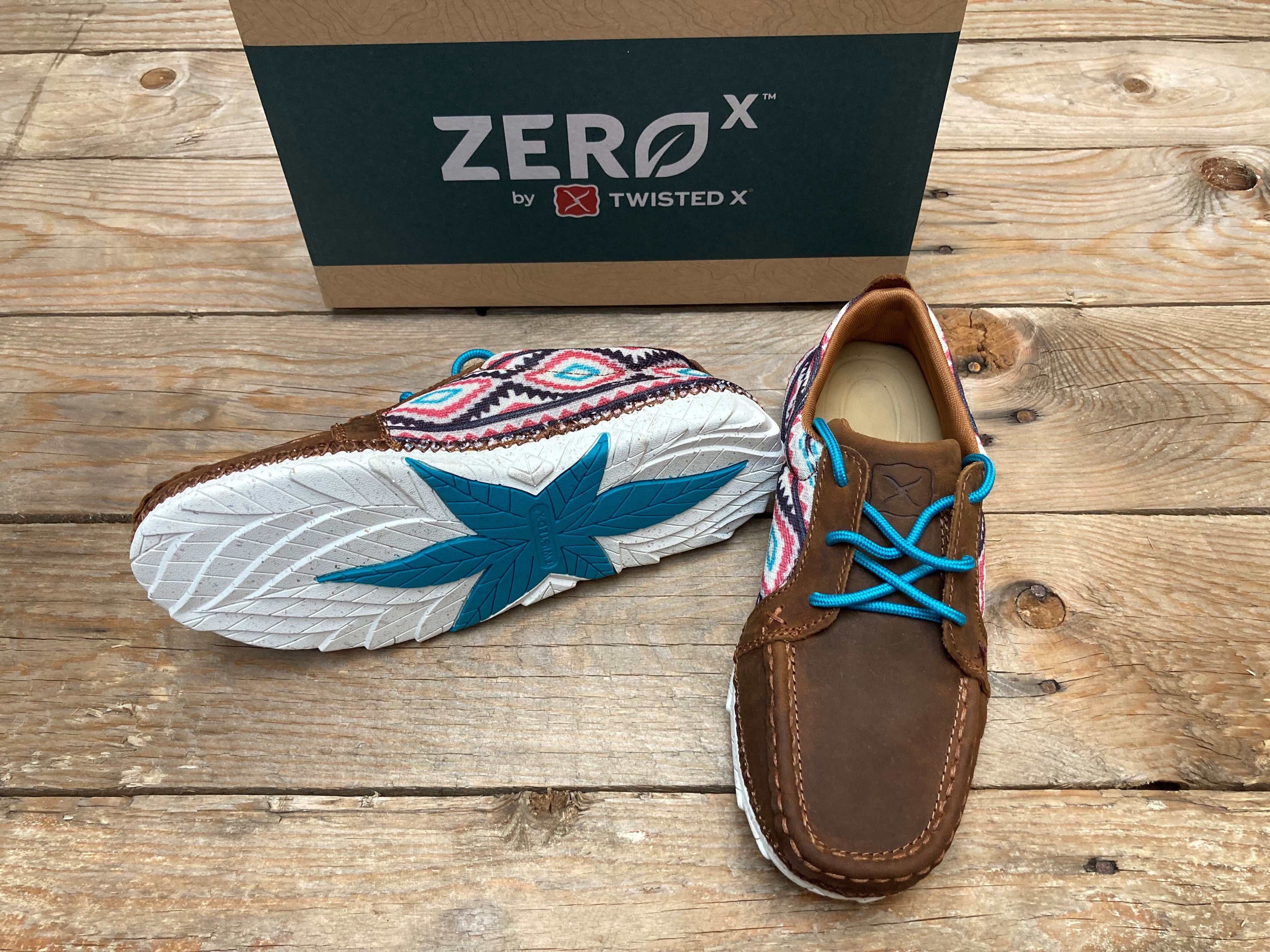 Womens Twisted X ZeroX Moc Lace up - Multi / Brown (6874827718733)