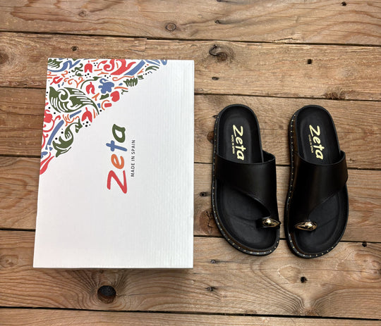 Womens Zeta Chase Wanda Sandal - Black