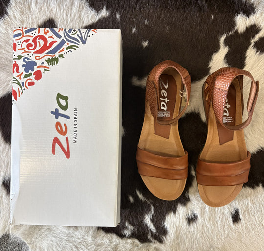 Womens Zeta Raisin Sandal - Cuero / Cuero