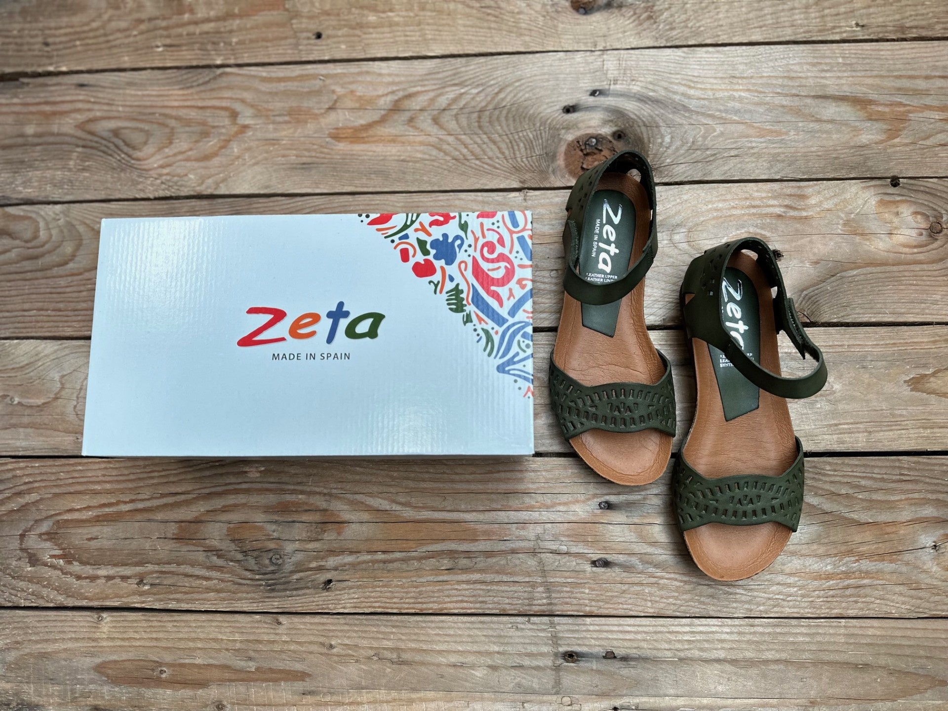 Womens Zeta Ryon Sandal - Khaki (7311094579277)