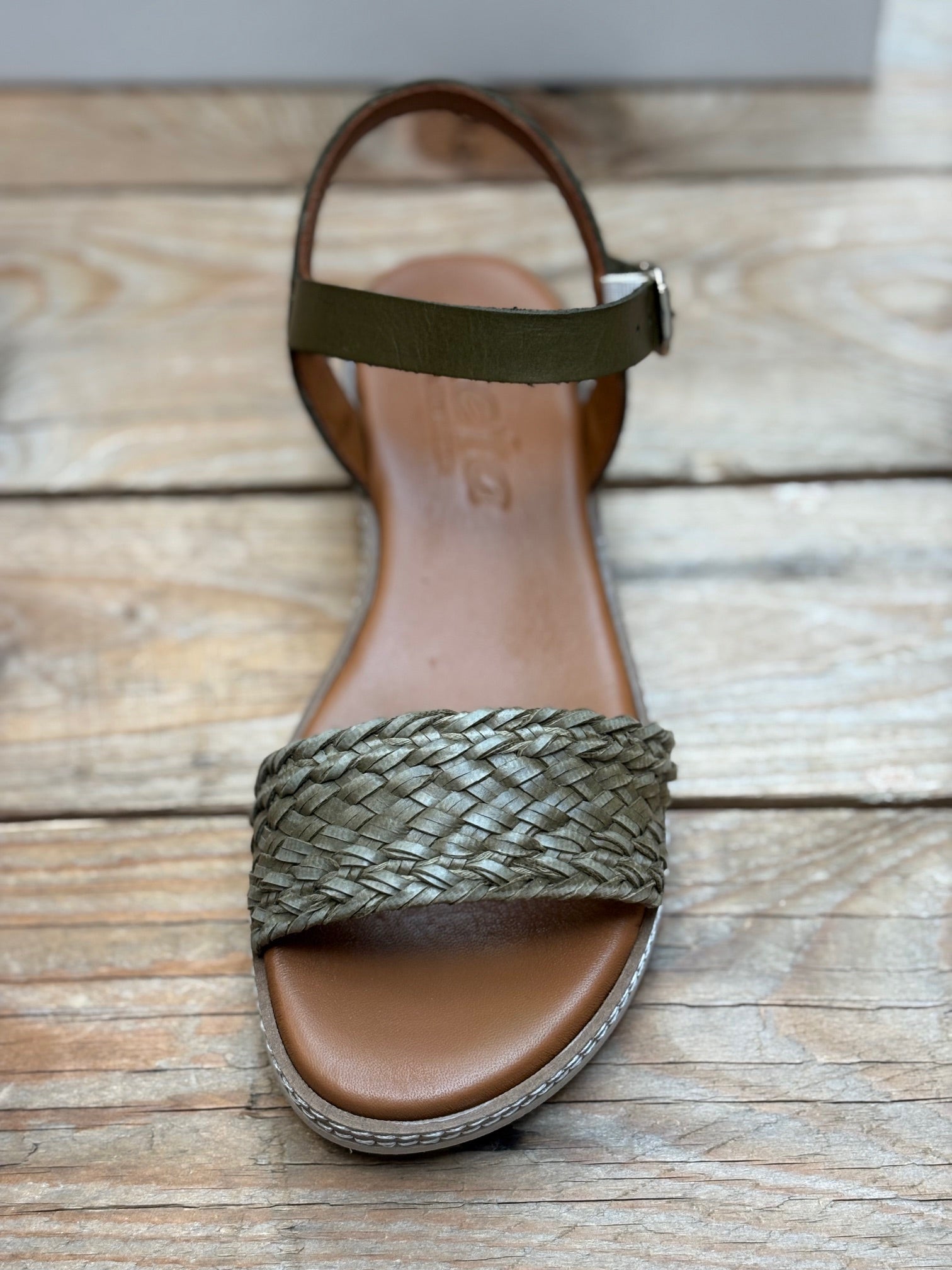 Womens Zeta Lilly Sandal - Combi Kaki (7557852332109)