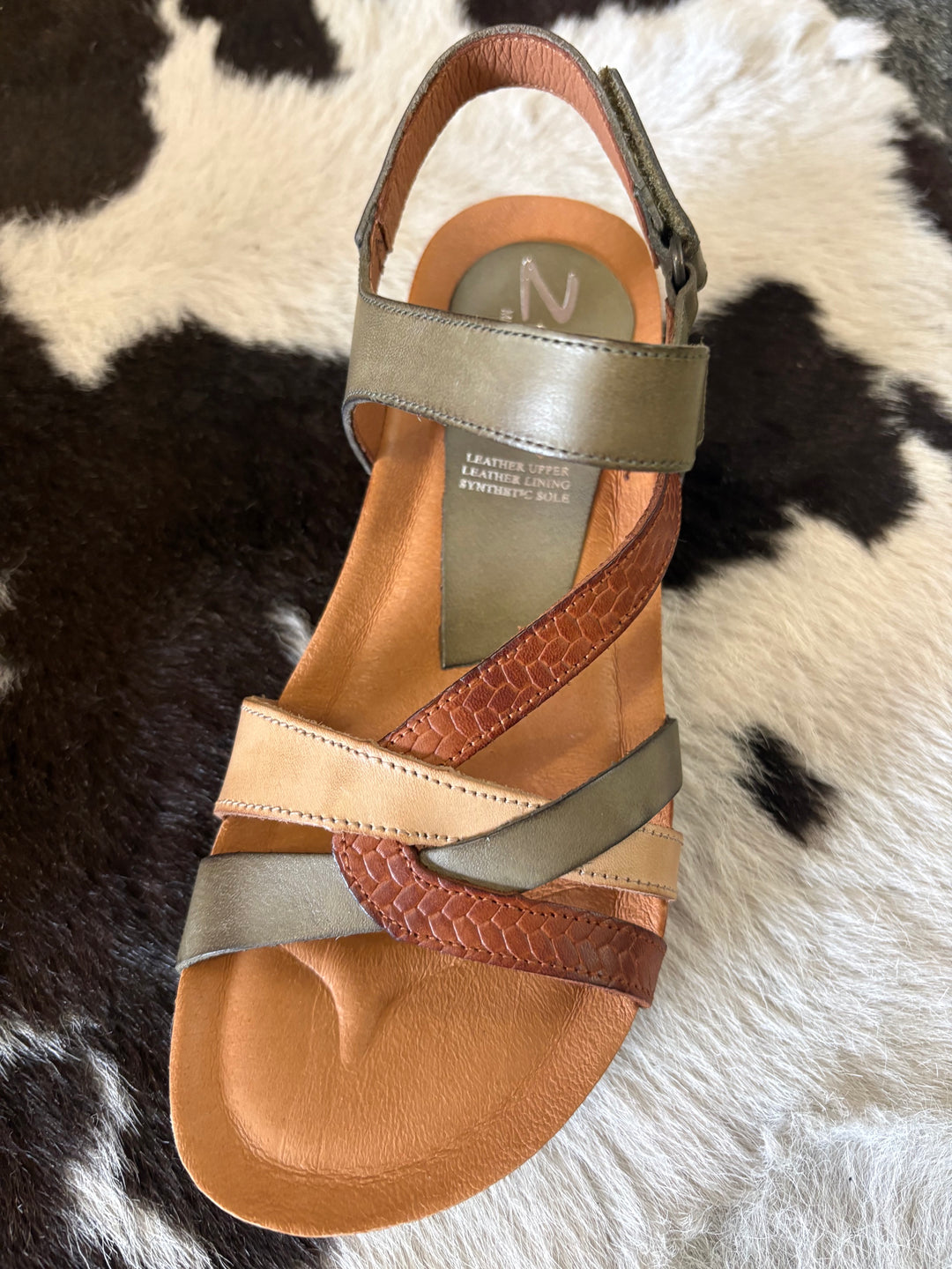 Womens Zeta Ocean Sandal - Cuero / Sahara / Palma