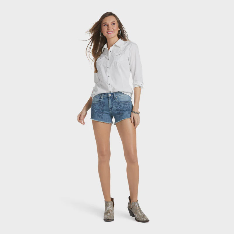 Womens Ariat 3" Denim Short - Serenity Bombshell (6808131174477)