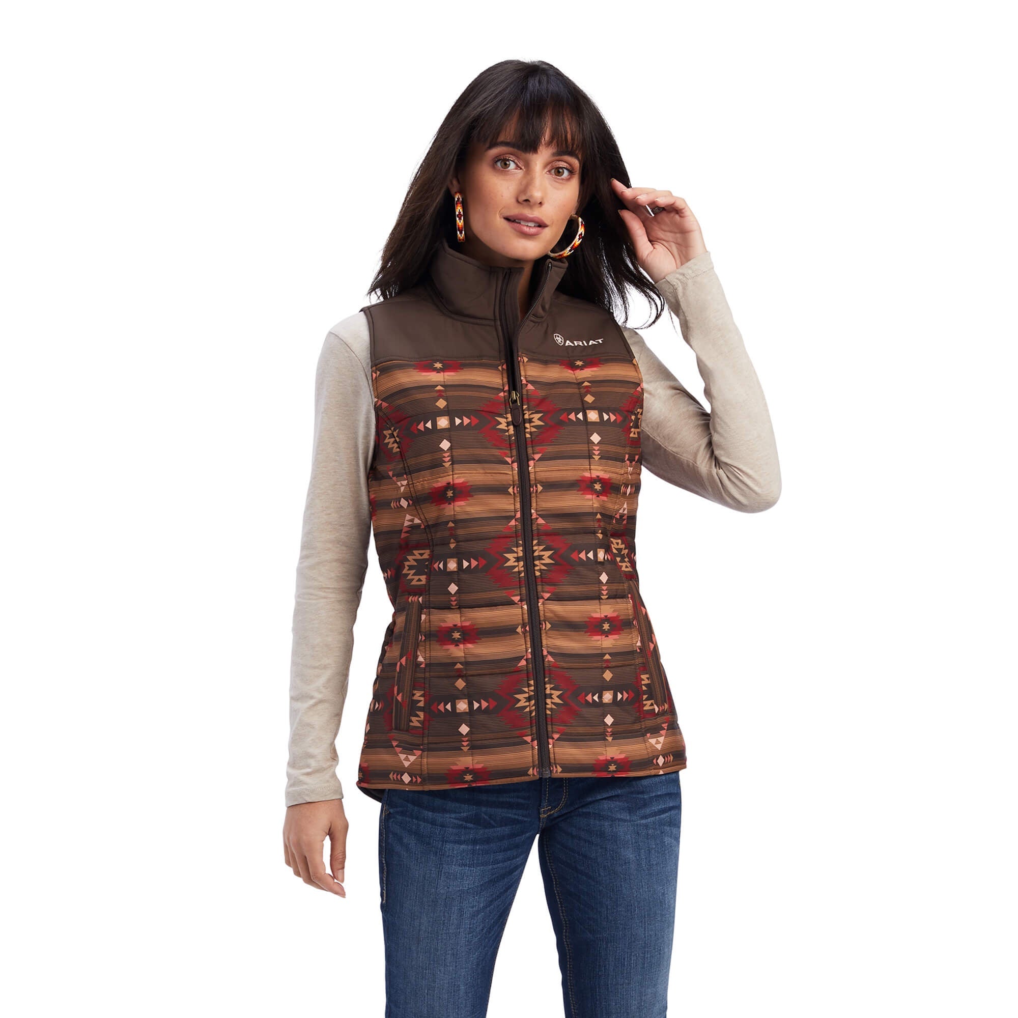 Womens Ariat REAL Crius Insulated Vest - Canyonlands (6857148235853)