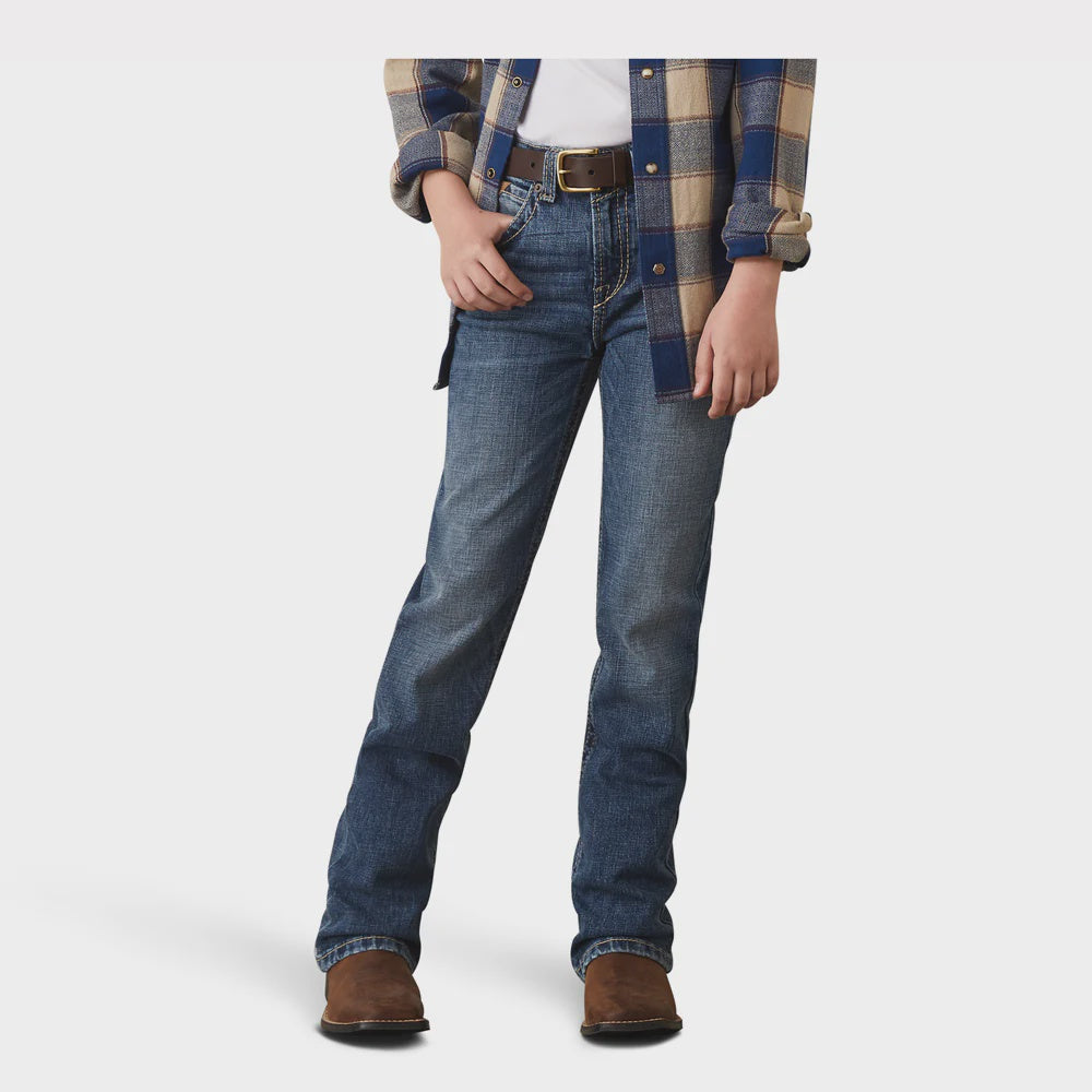 Boys Ariat B4 Bootcut Graysill Jean (6912267288653)