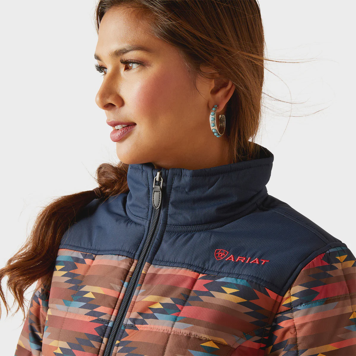 Womens Ariat REAL Crius Insulated Jacket - Mirage Print (7025712824397)