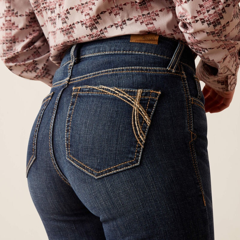 Womens Ariat High Rise Slim Trouser Jean - Naz Florida (7031142678605)
