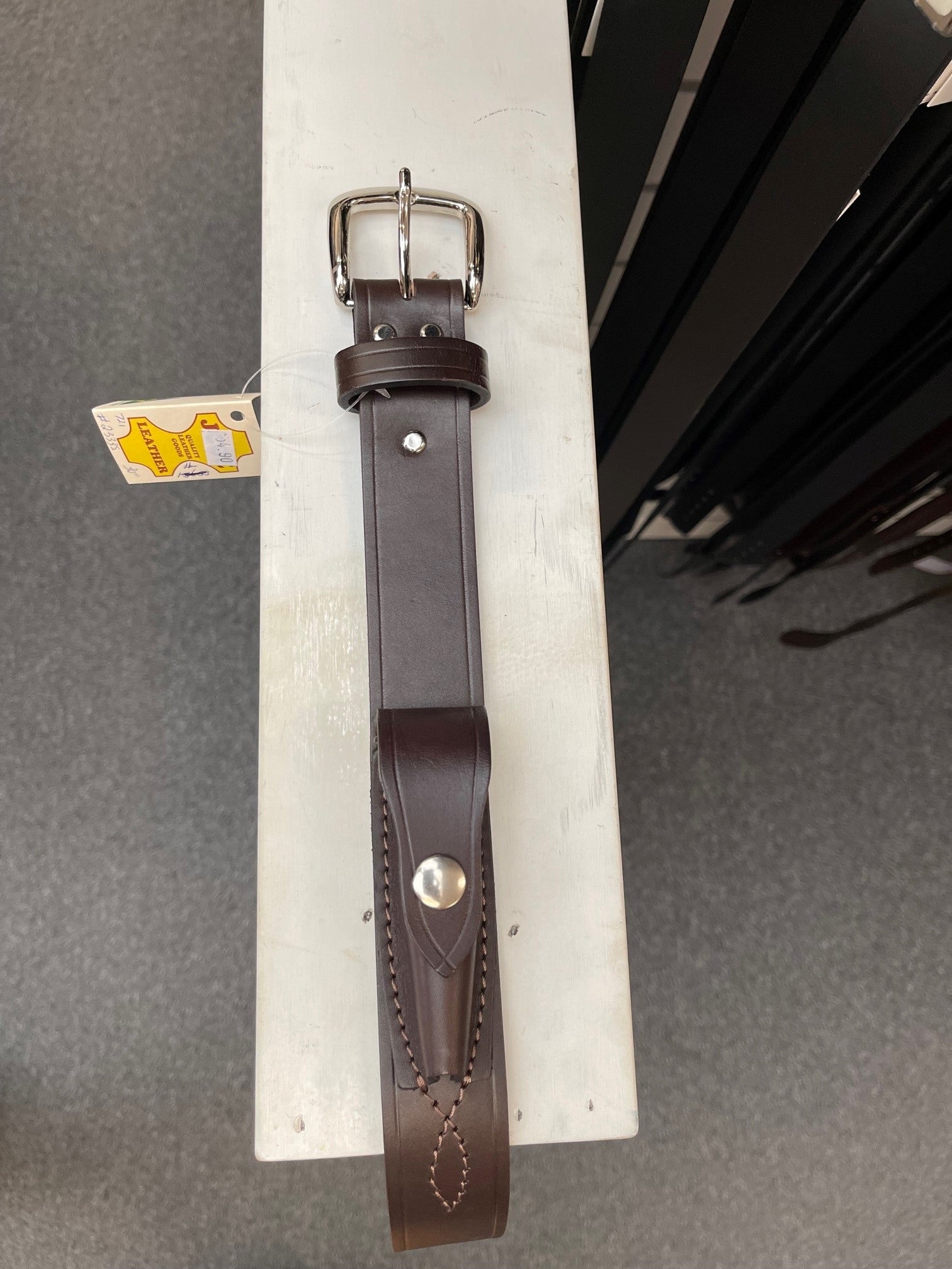 Mens Jcoe Leather Pocket Knife Belt 107RPP (6680167612493)