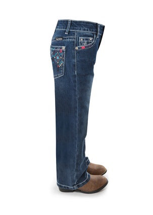 Girls Pure Western Alana Bootcut Jean (6694791217229)