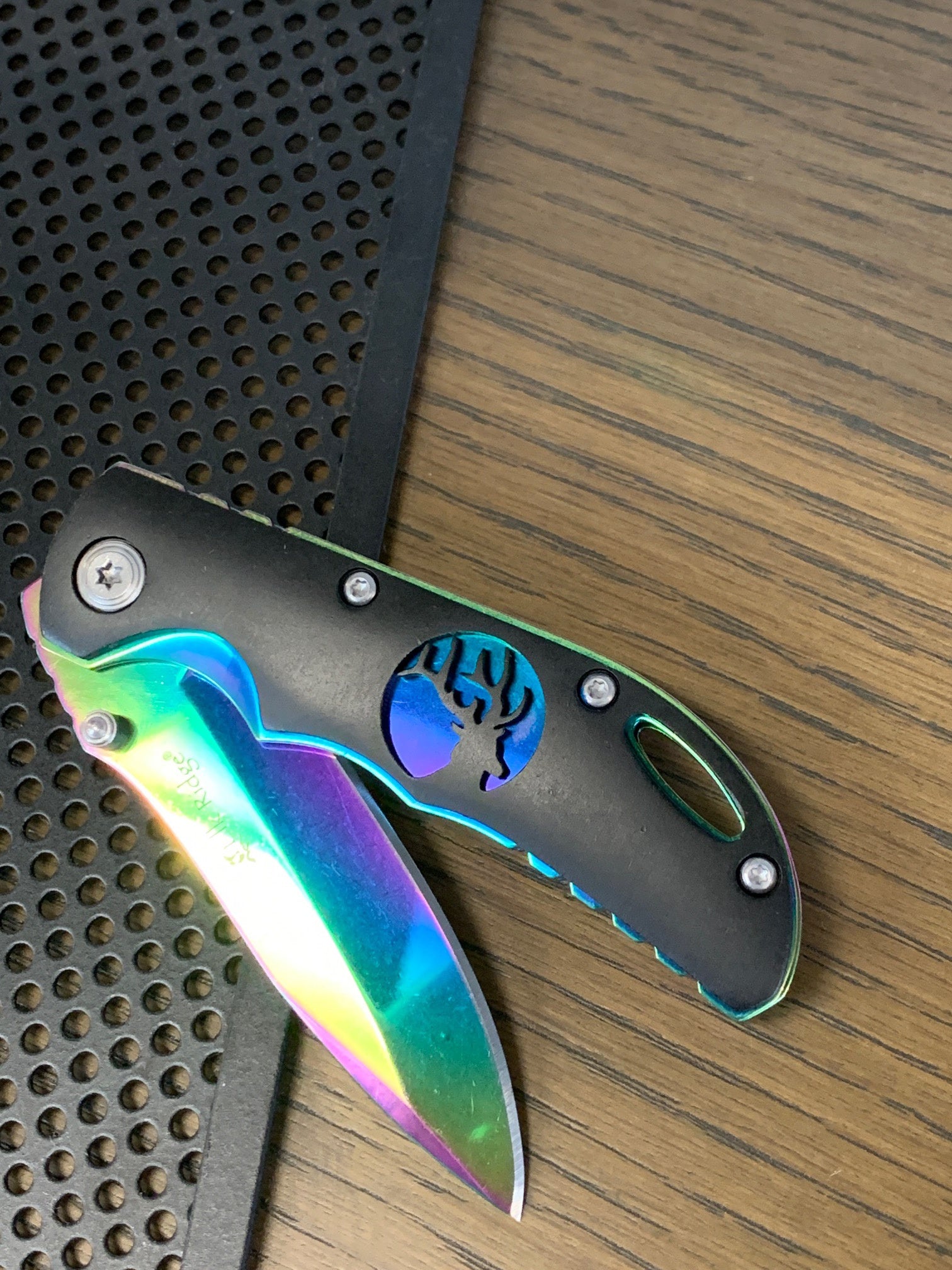 Elk Ridge Knife- Rainbow (4392429944909)