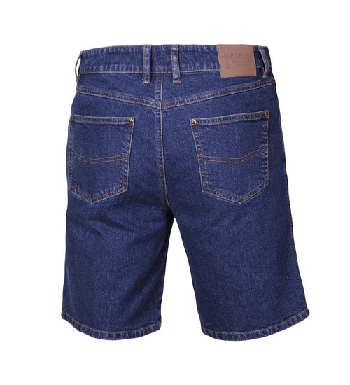 Mens Pilbara Cotton STretch Denim Short- Blue (3759511371853)