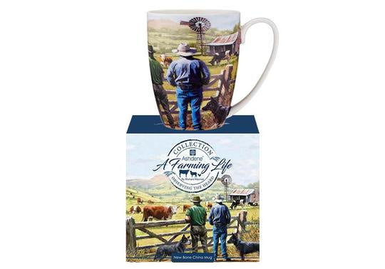 A Farming Life - Observing the Herd Mug (6714146029645)