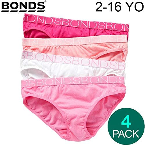 Girls Bonds 4 pack Bikini Plain (4898102607949)