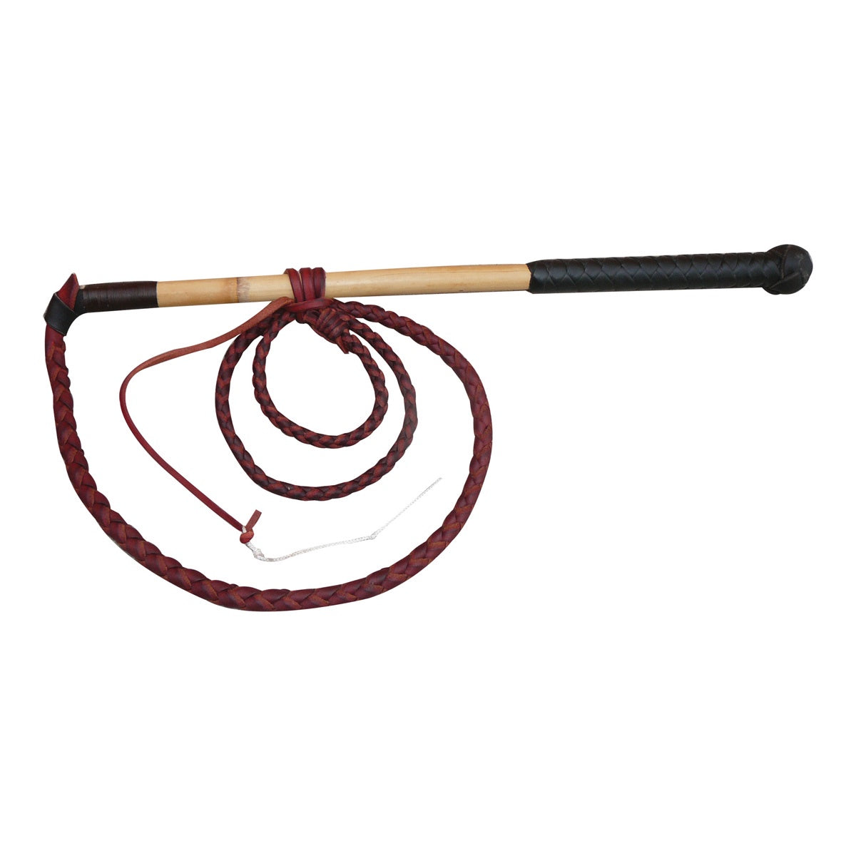 McAlister 4 Plait Redhide Yard Whip 4' (6613051834445)