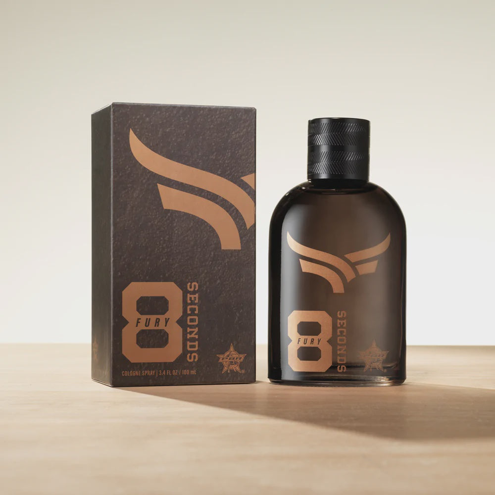 Mens Tru Western PBR 8 Seconds Fury Eau De Cologne 100ml (6833140400205)