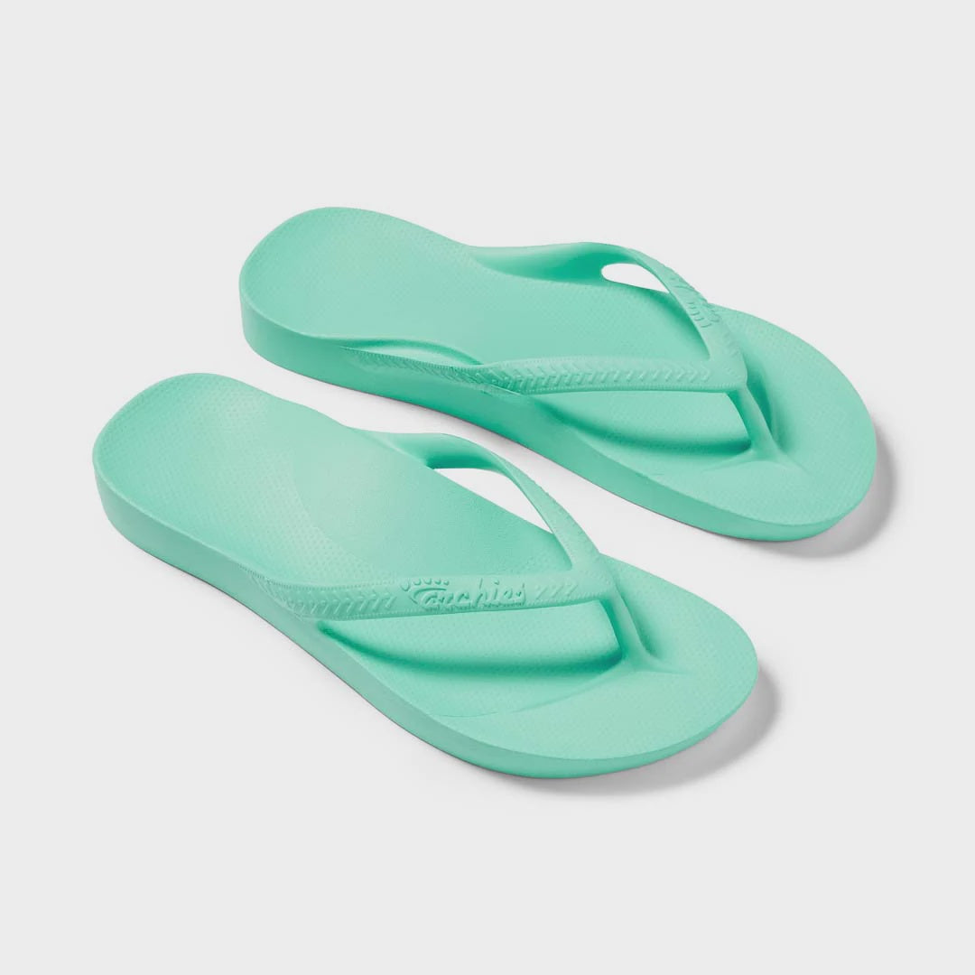 Archies Arch Support Thongs - Mint (6966176841805)