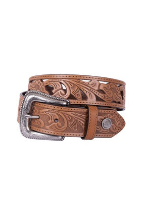 Womens Wrangler Briar Belt - Dark Tan (6894513913933)