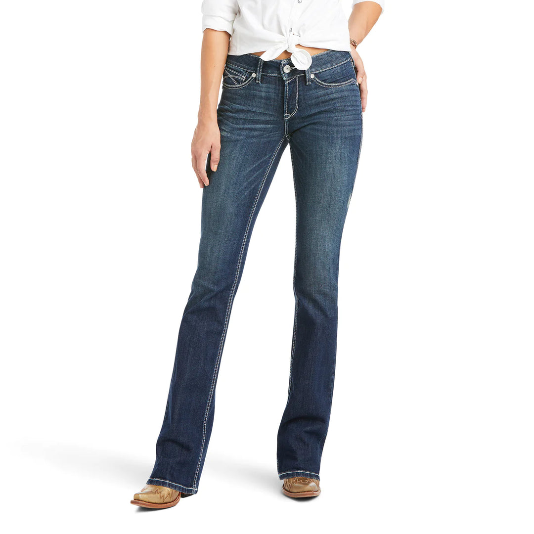 Womens Ariat REAL Perfect Rise Boot Cut Cristina Jean (6753256570957)