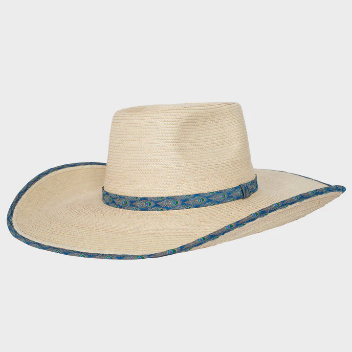 Sunbody Ava Hat - Peacock Feathers (6878925488205)