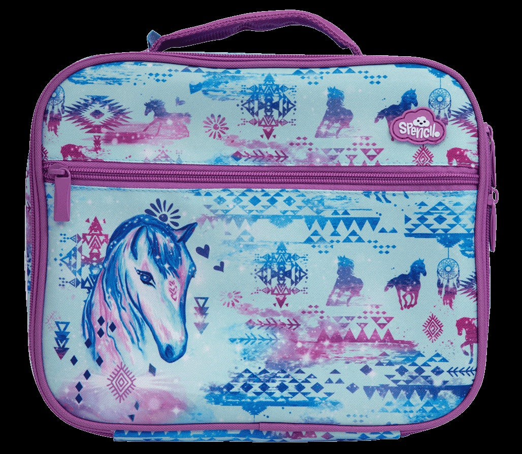 Kids Spencil Aztec Horse Big Cooler Lunch Bag (6974606278733)