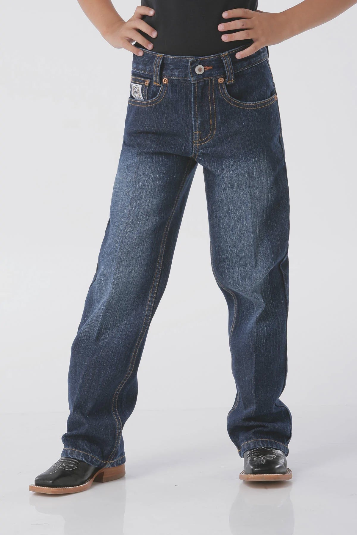 Boys Cinch White Label Dark - Regular Fit Jean 8-18 (6822719848525)