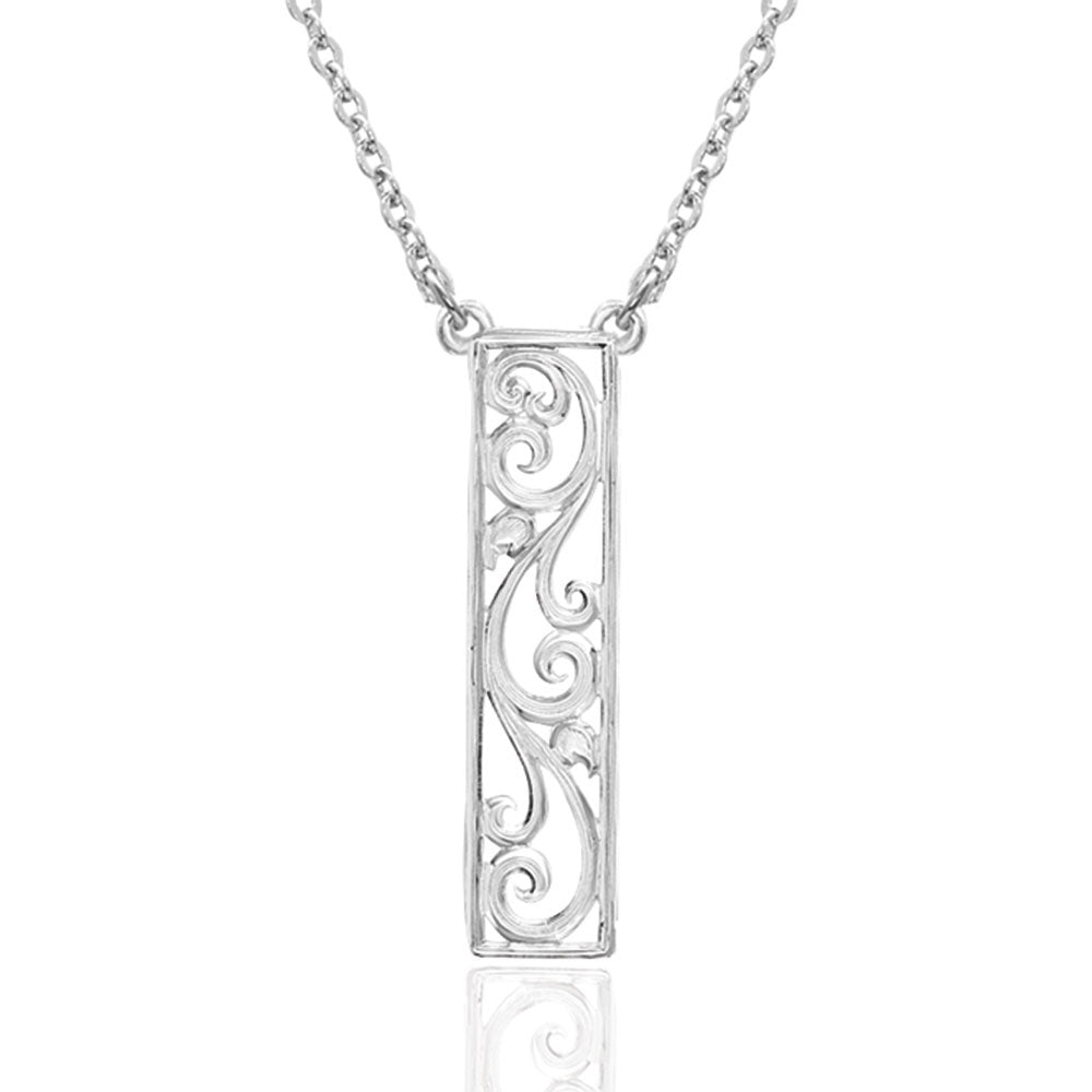 Montana Silver -True Scroll Pendant Necklace (6993642487885)