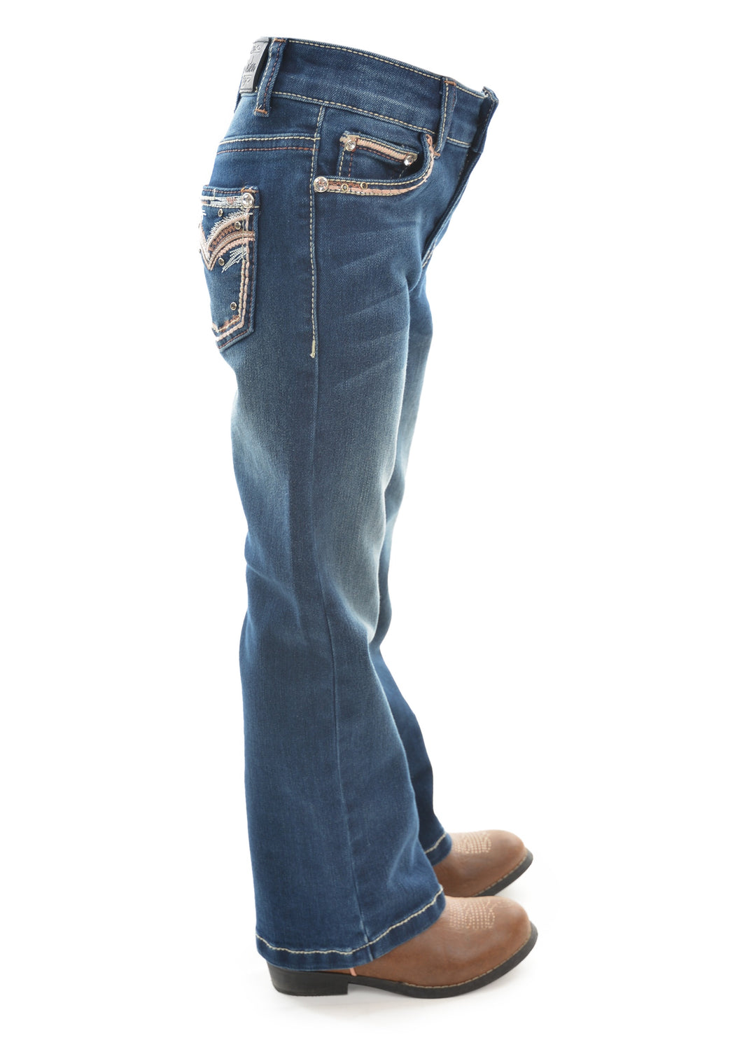 Girls Pure Western Emma Bootcut Jean (6739838402637)