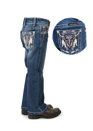 Girls Kids Pure Western Bettina Bootcut Denim Jean (6756832084045)
