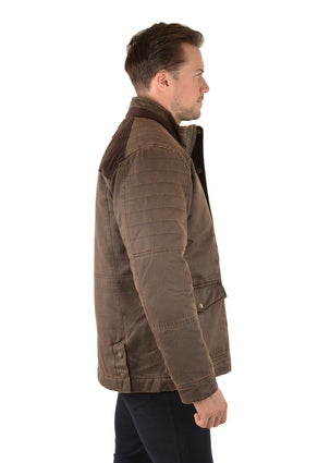Mens Thomas Cook Bradman Faux Oilskin Jacket (6854560350285)