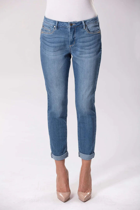 Womens Corfu Lagoon Wash Stretch Denim Boyfriend Jean (6834000986189)