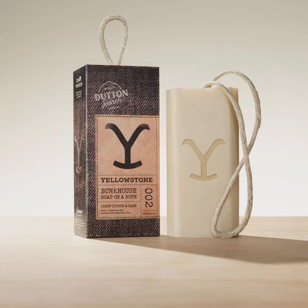 Tru Western Yellowstone 'Bunkhouse Soap on a Rope' Bar Soap (6889148579917)