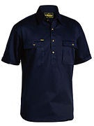 Mens Bisley Closed Front Cotton Drill S/S Workshirt (6680788828237)