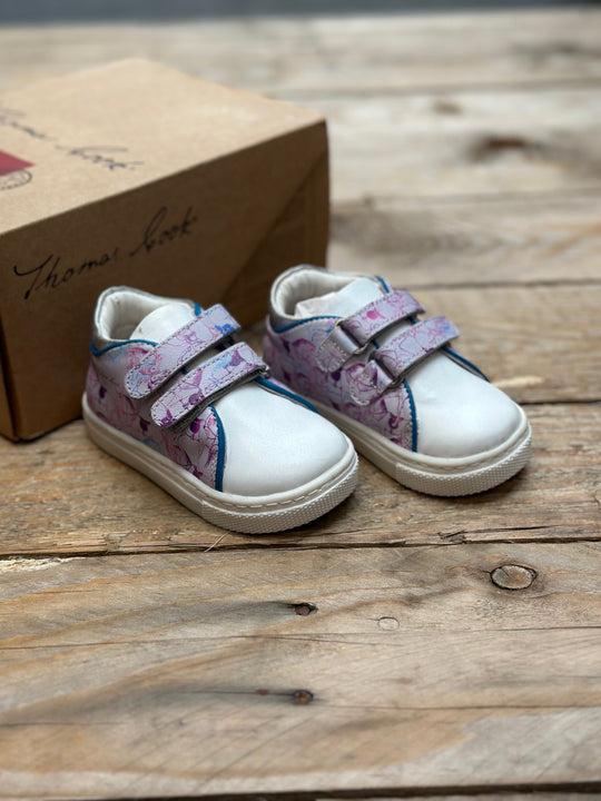 Infant Thomas Cook Capella Velcroshoe -White Horse (6862966095949)