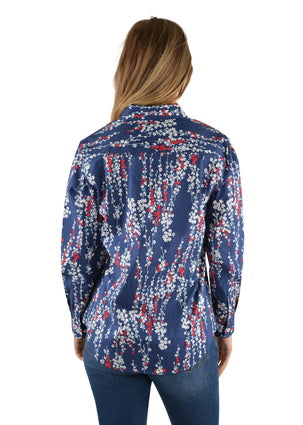 Womens Hard Slog Connie 1/2 Button Shirt (6730987864141)