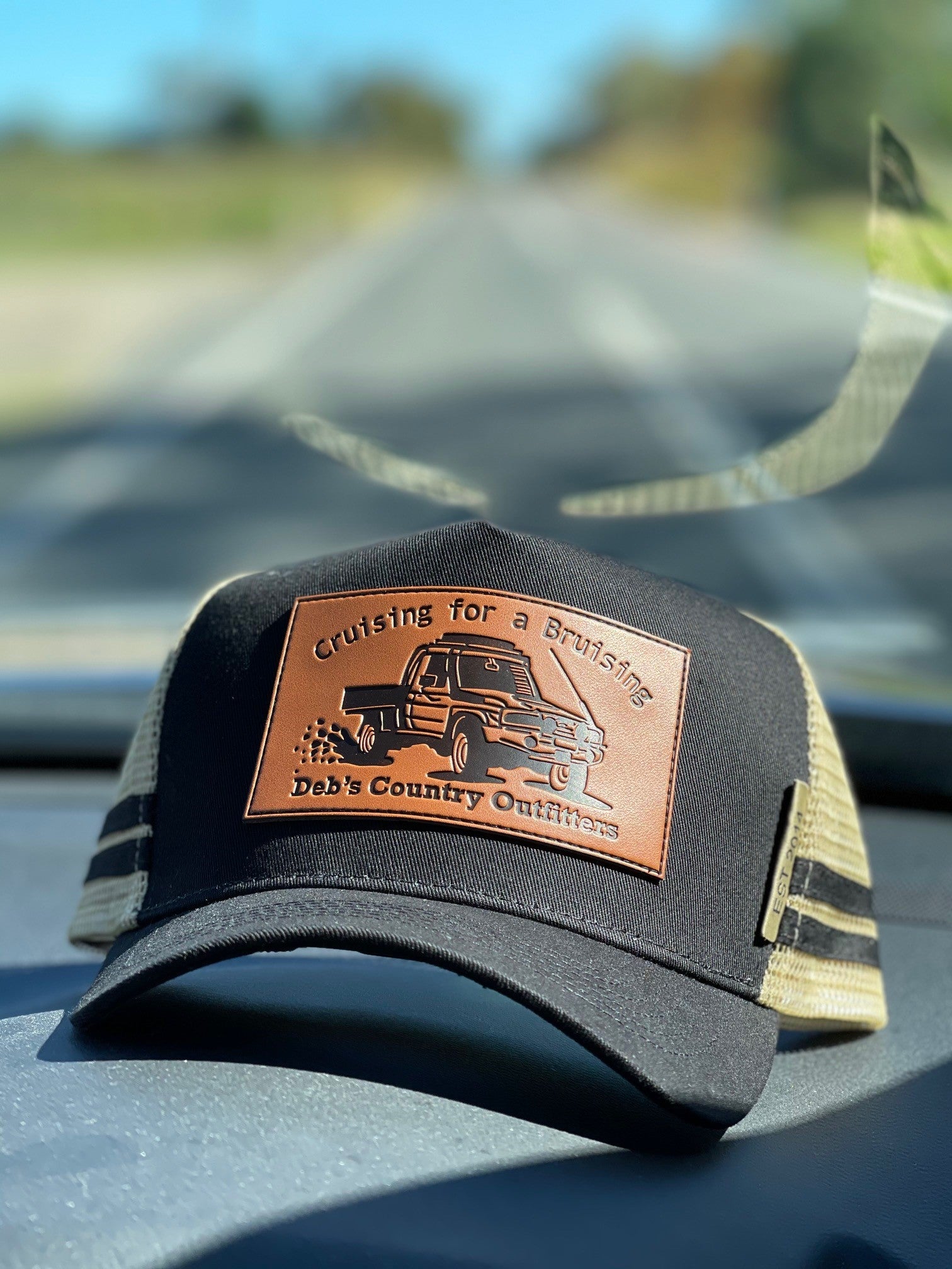 Debs Country Outfitters Black Cruising for a Bruising Trucker (4910656782413)